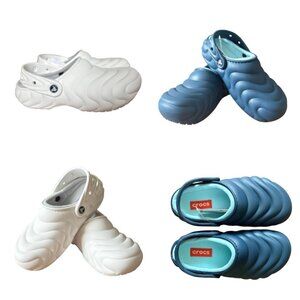 Adult's Classic Crocs Lined Overpuff Clogs Fuzzy Warm Slippers Shoes